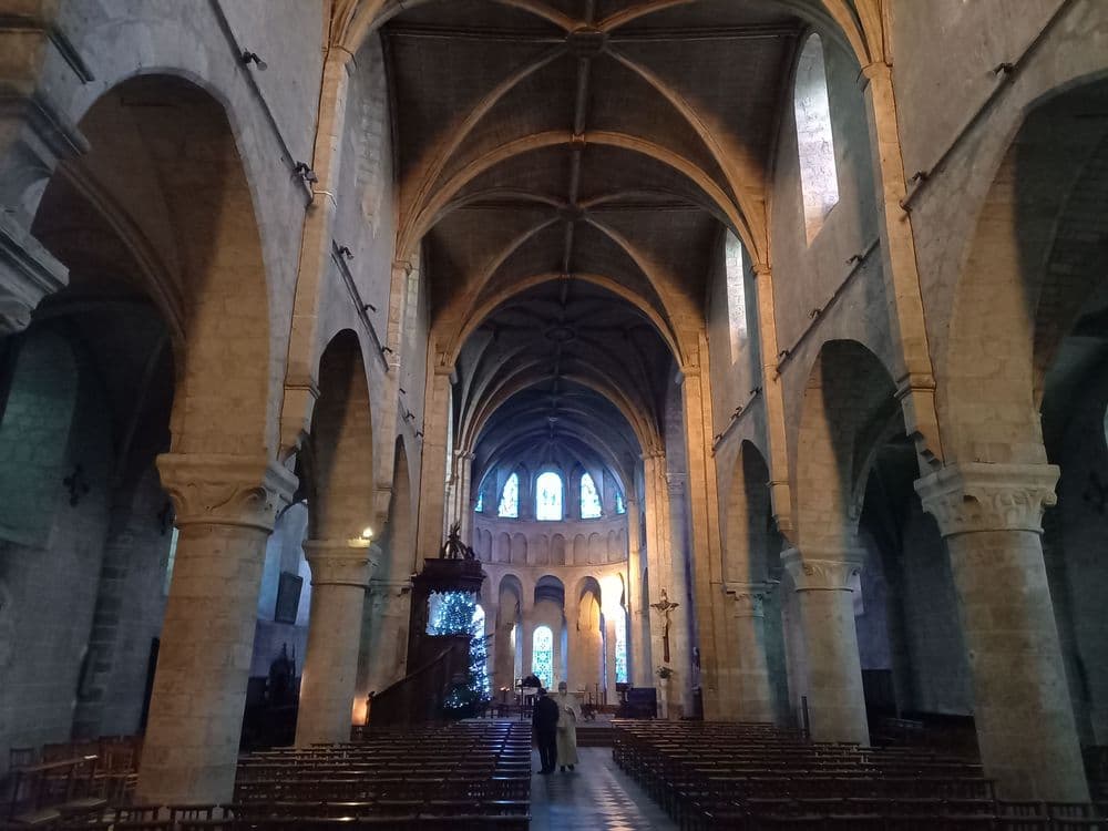 45190 Beaugency Abbatiale nefpiliers PRTL45.jpg